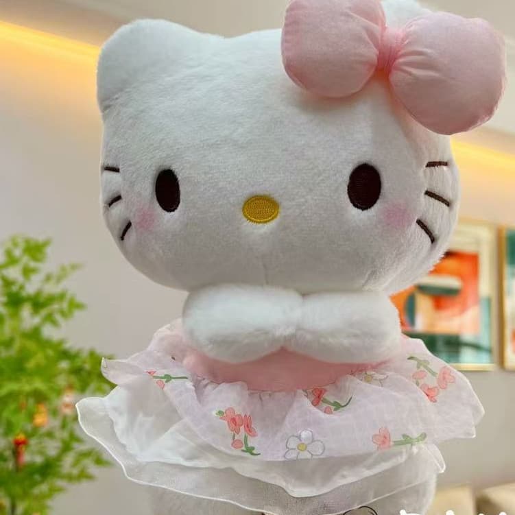 Brinquedo de Pelúcia Criativo Hello Kitty / Boneca de Companhia / Presente para Amigos