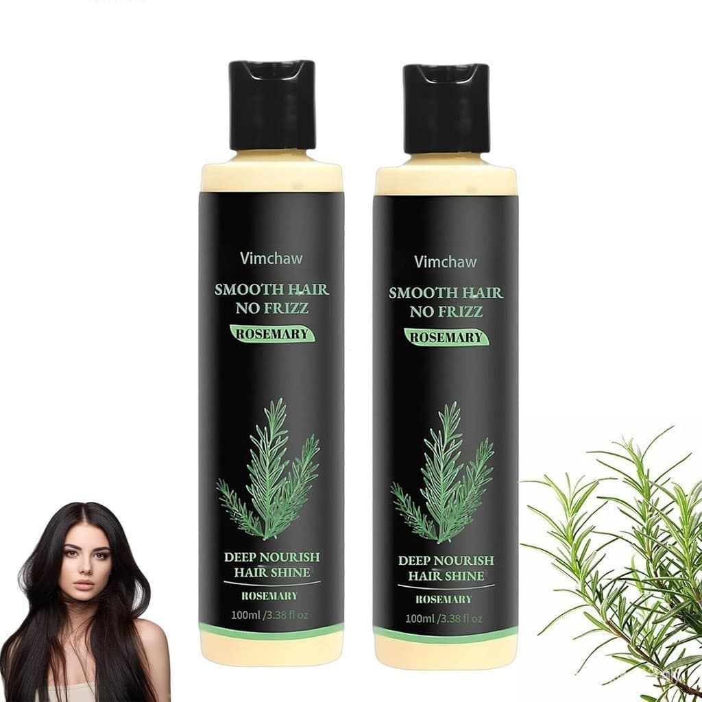 Shampoo Orgânico de Alecrim para Crescimento Capilar 100 Ml, Reduz a Queda de Cabelo, Repara Cabelos Danificados, Shampo