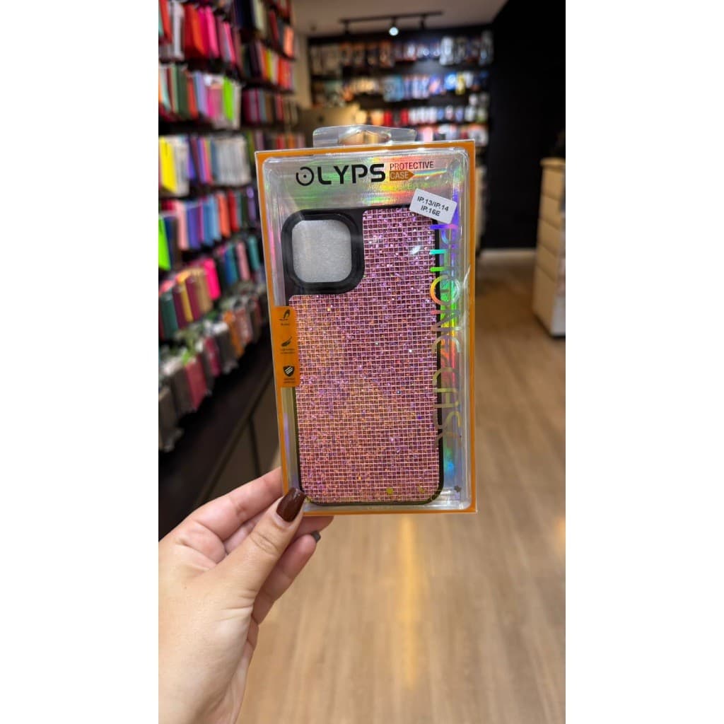 CAPA DE BRILHO IPHONE 13, 14, 16E