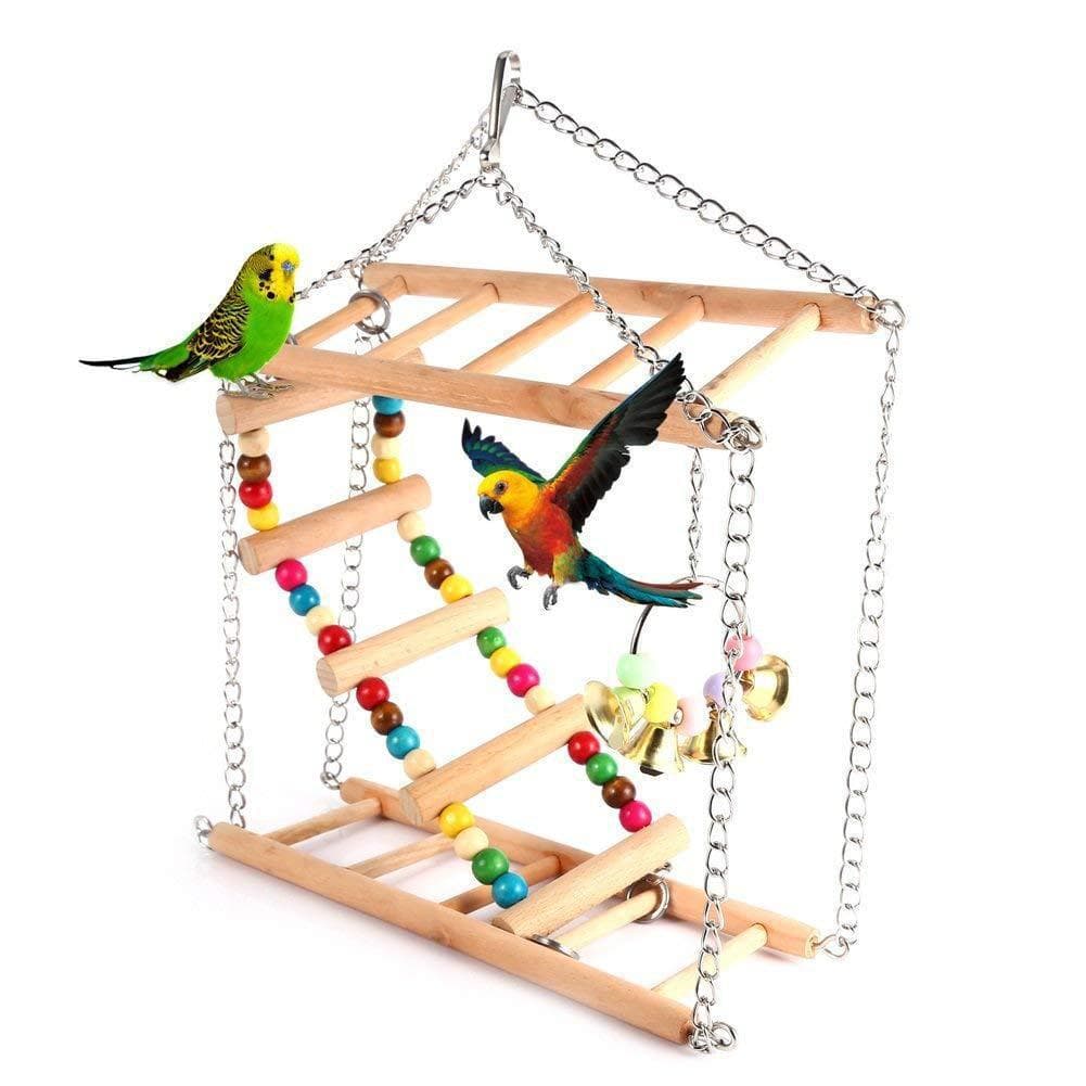 Pequeno médio papagaio brinquedo balanço nuvem escada escada de escalada escadas duplas sol dourado cinza papagaio pássa