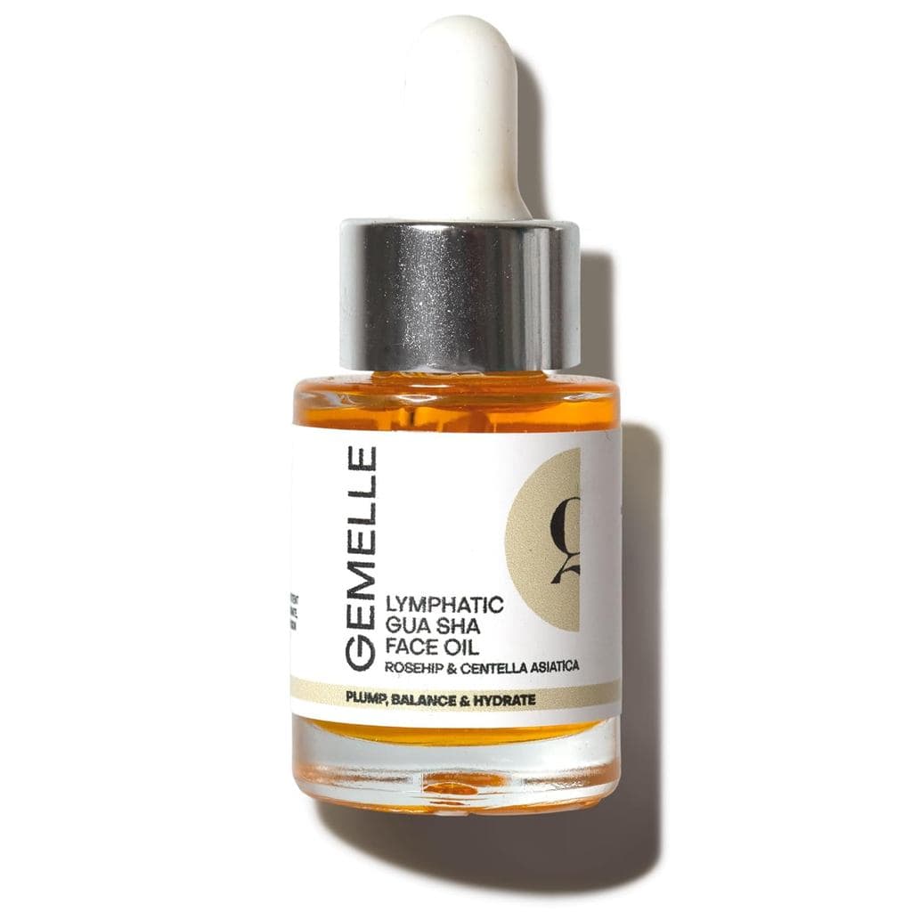 Óleo Facial Linfático Gua Sha GEMELLE |   Vencedor de 10 Prêmios |   Vitamin C,E & A |   Desintoxicação, Volume, Escultu