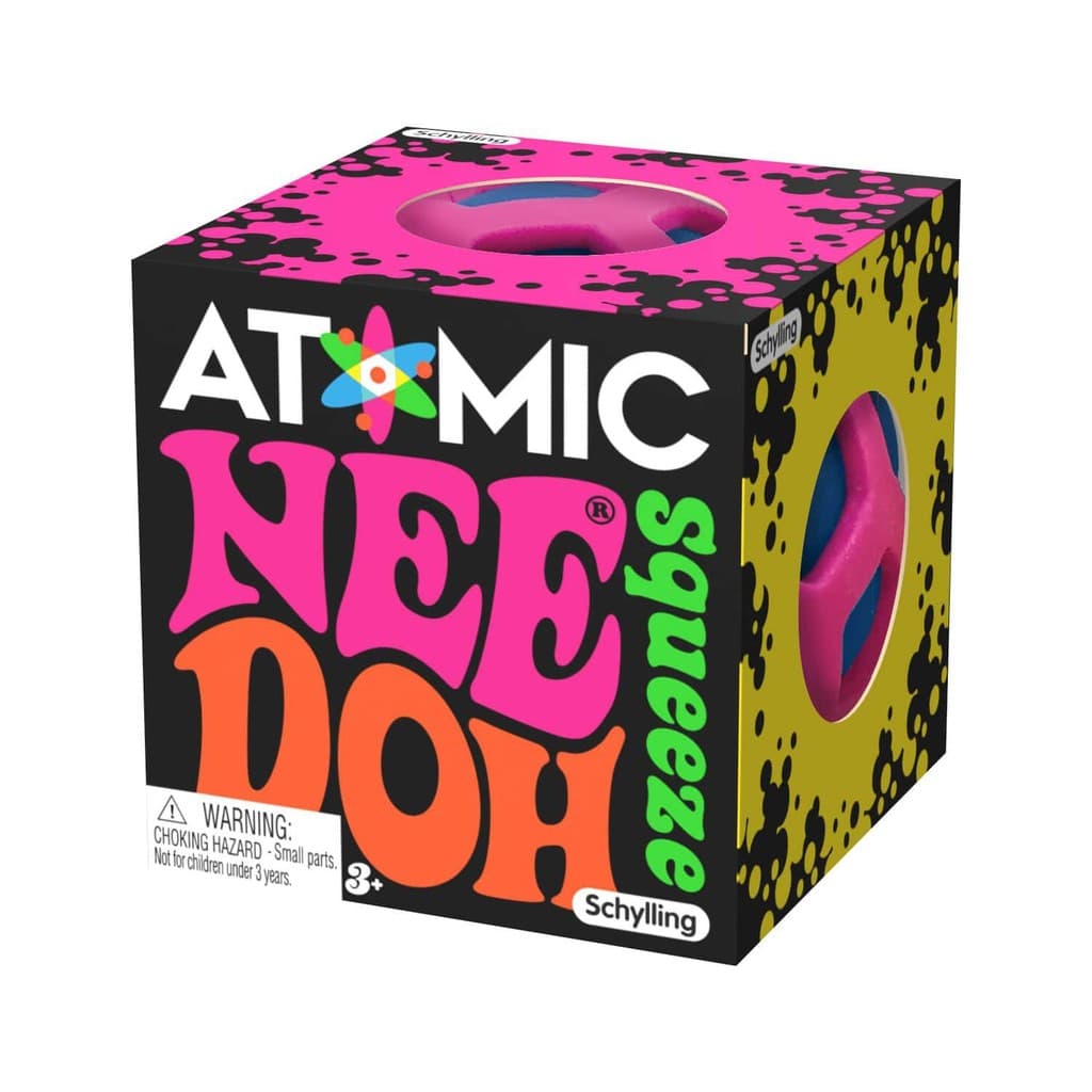 Bola Antiestresse Atomic NeeDoh para Crianças e Adultos, Presente para Festas, Gadget Antiestresse