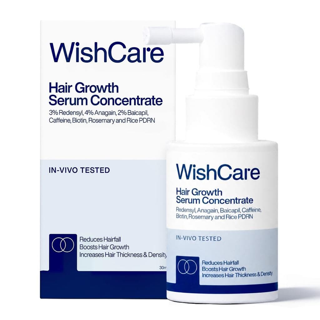WishCare Sérum Concentrado para Crescimento Capilar - Alecrim, 3% Redensyl, 4% Anagain, 2% Baicapil, Cafeína, Biotina, Q