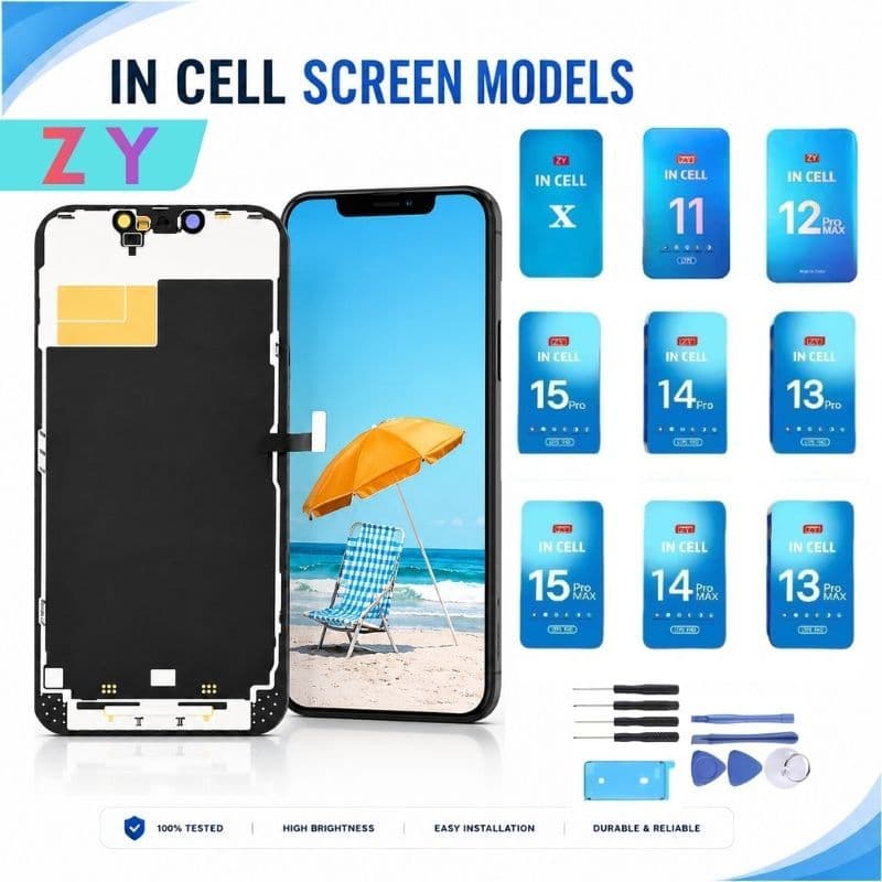ZY-LCD FHD Qualidade Superior Para iPhone X XR XS 11 11pro 12 12pro Max 13 13pro 14 promax 15 Pro