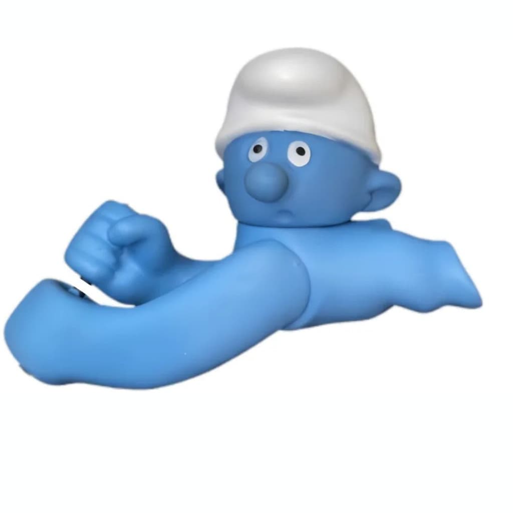 Enfeite Antena Teto Smurf Carro Haste Grossa Cartoons