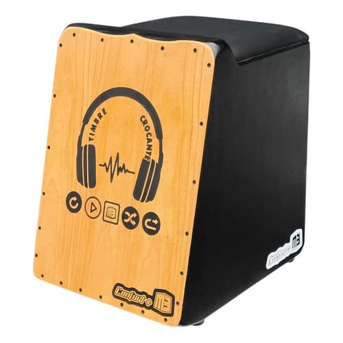 Cajon Carrun Top Mb Eletroacustico Dupla Captação + Brindes