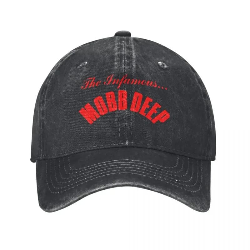 Chapéu Jeans MOBB DEEP Murda Muzik Hip Hop Durável Para Todas As Estações De Golfe Boné De Beisebol Masculino