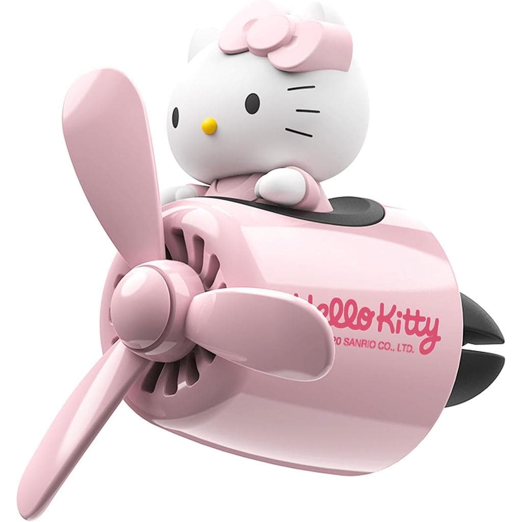 Aromatizador de Ar para Carro, Acessório Interno em Forma de Gato Piloto Rosa Fofo, Ventilador de Saída de Ar Automotivo
