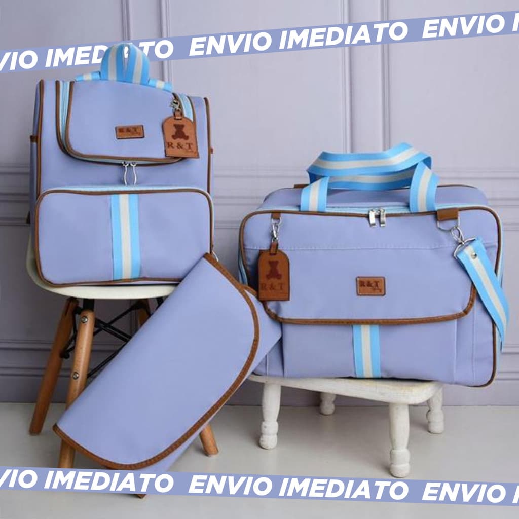 Bolsas Maternidade Com Mochila Grande Mala De Bebê E Trocador