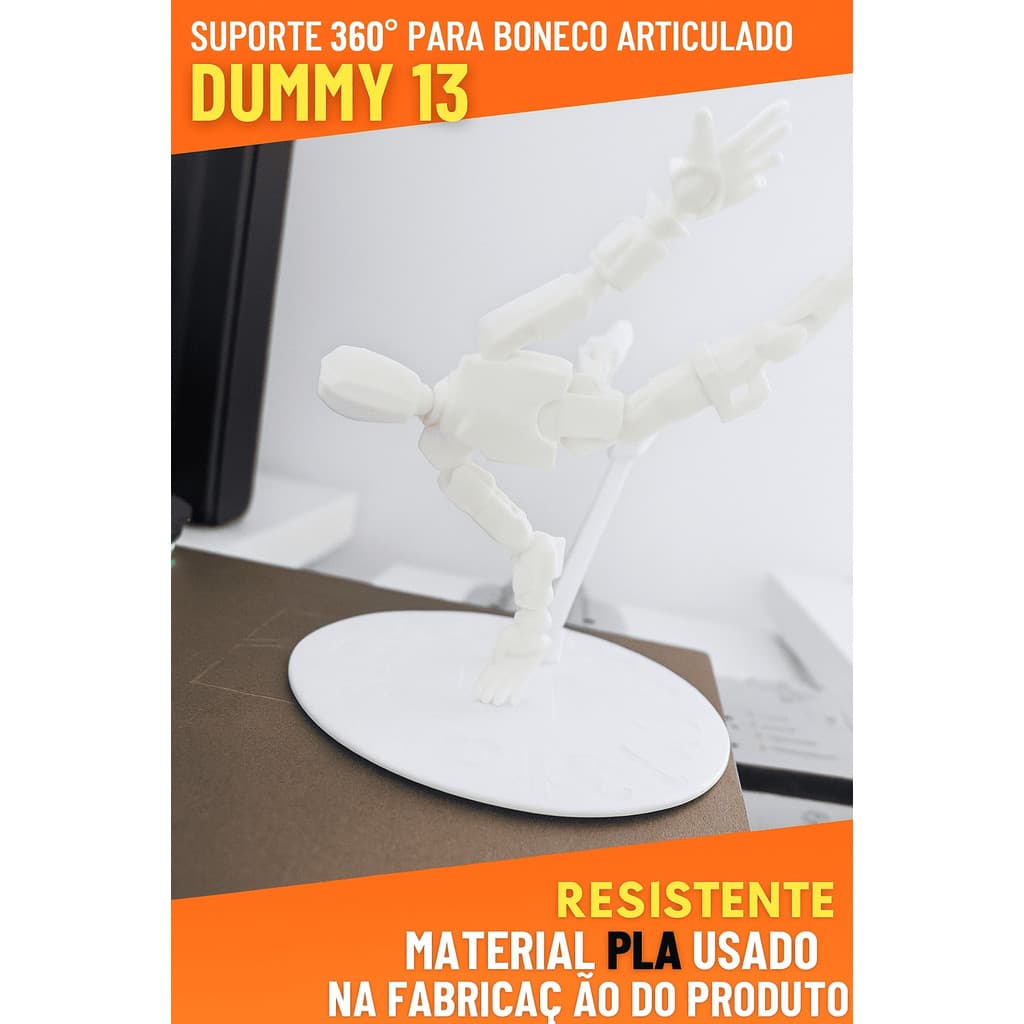 Suporte para exibição 360 para Dummy 13