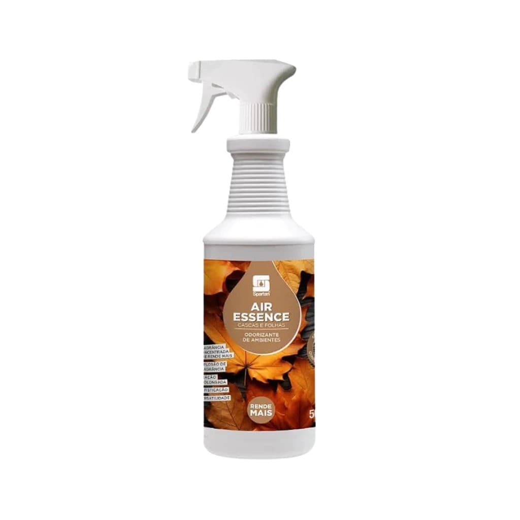 Aromatizador Odorizador Air Essence 500ml Casca e Folhas Spartan Lançamento Pratica
