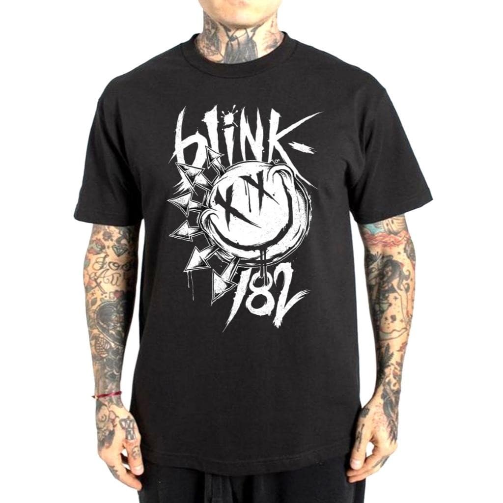 Camiseta Unissex com estampa da Banda de Rock Blink 100% Algodão Envio Rápido