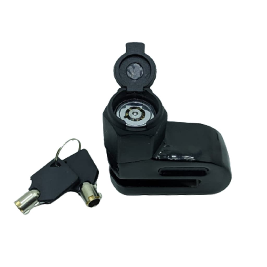 TRAVA CADEADO DE DISCO ANTI ROUBO FURTO P/ MOTO C/ CHAVE BERING