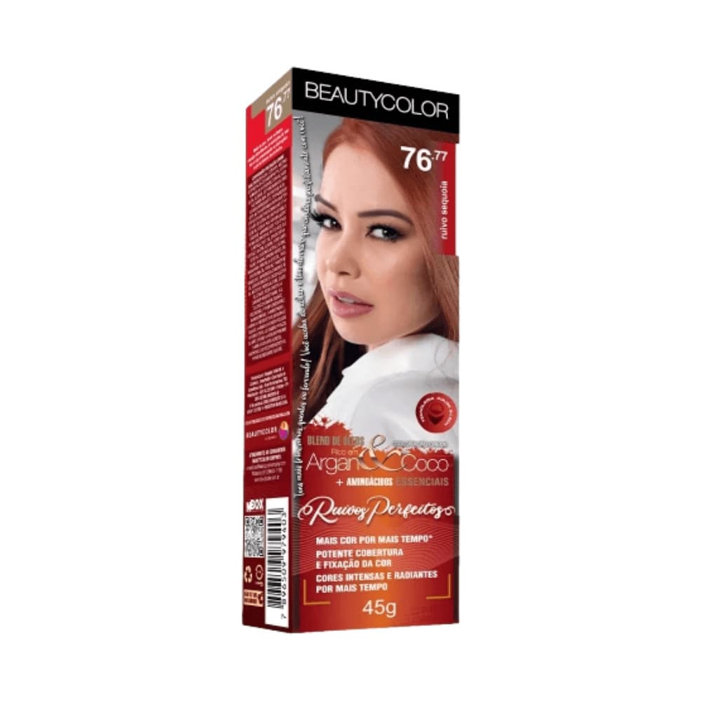 Coloração Beauty Color Ruivos Perfeitos 76.77 Ruivo Sequoia