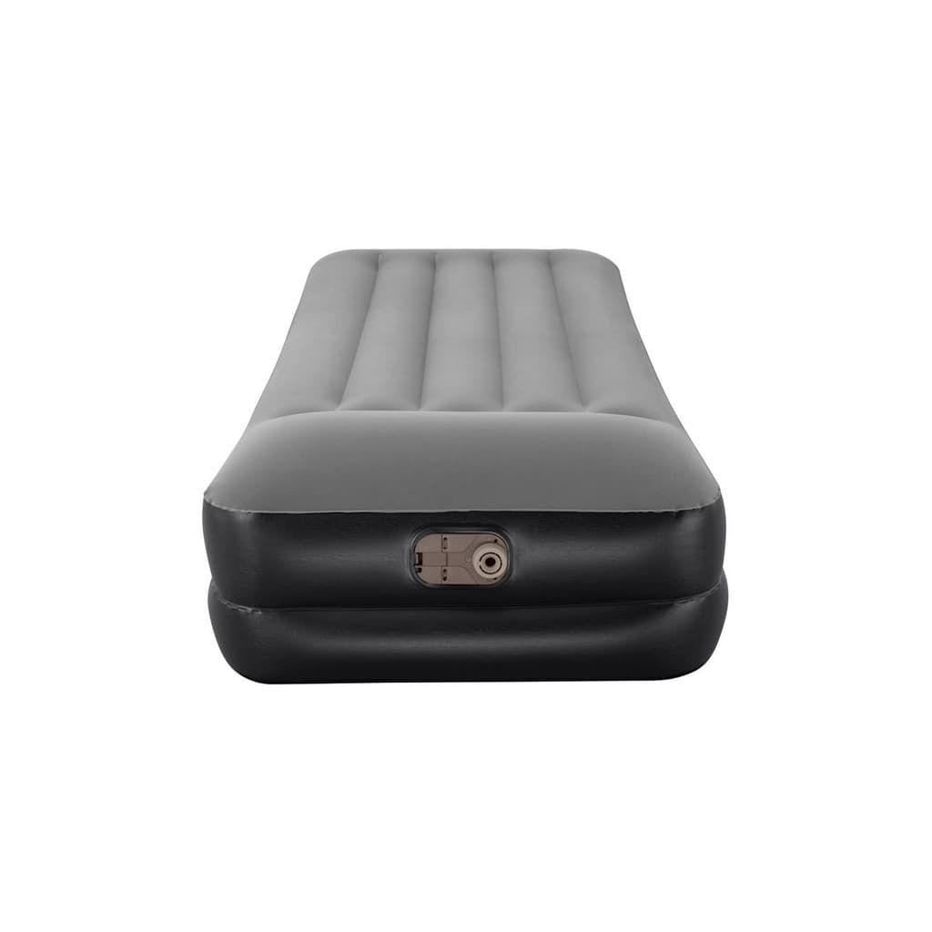 Colchão Solteiro BESTWAY Alto CINZA TriTech com bomba 110v #67402