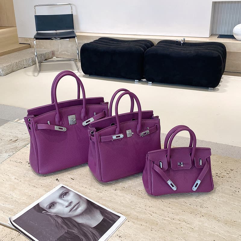 Senhoras Bolsa Lichia Padrão Bolsa De Ombro De Couro Genuíno Bolsa De Grande Capacidade Bolsa Moda
