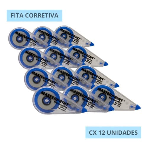 Fita corretiva Masterprint 12 unidades modelo Mp 436
