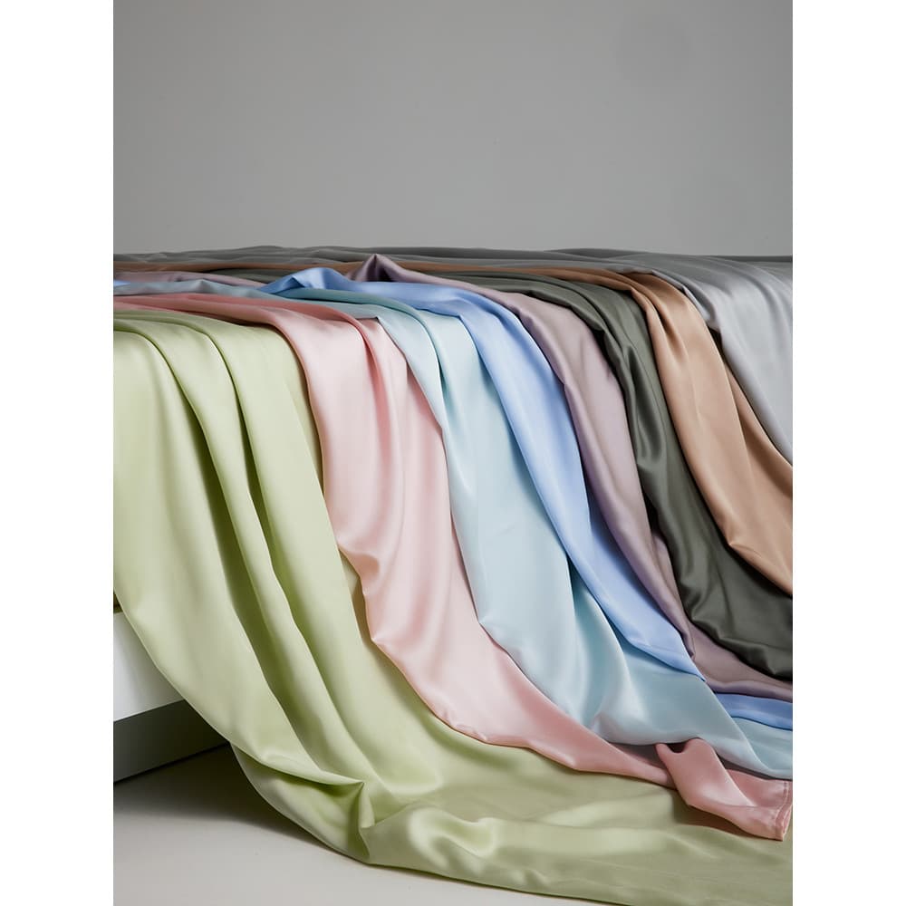 Classe A ~ 60 peças lençol Tencel único produto folha cor pura simples legal sedoso capa de cama um círculo elástico ver