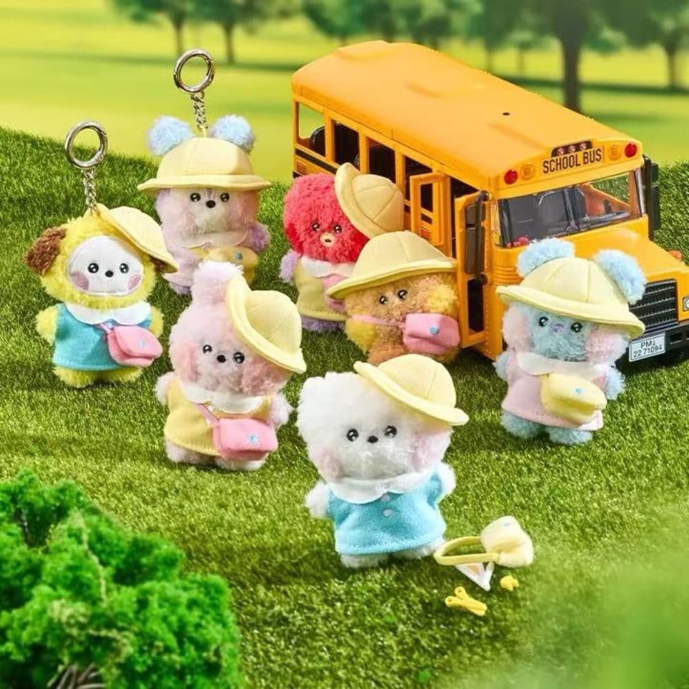 Novo Kpop Ídolo TATA COOKY CHIMMY Minini Série Chaveiros De Pelúcia Bangtan Meninos Bonito Dos Desenhos Animados Boneca