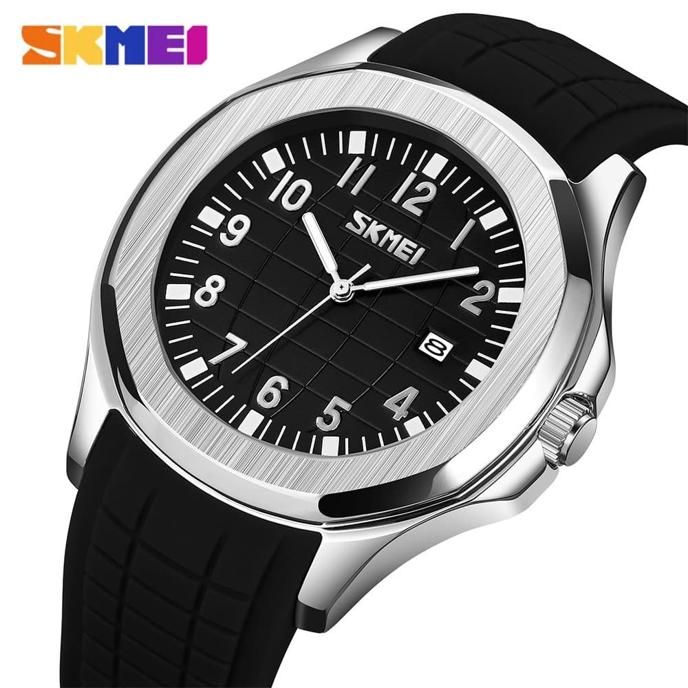 SKMEI 9286 Relógios Esportivos De Marca De Luxo Para Homens De Pulso De Pulseira De Silicone Casual Simples Automático
