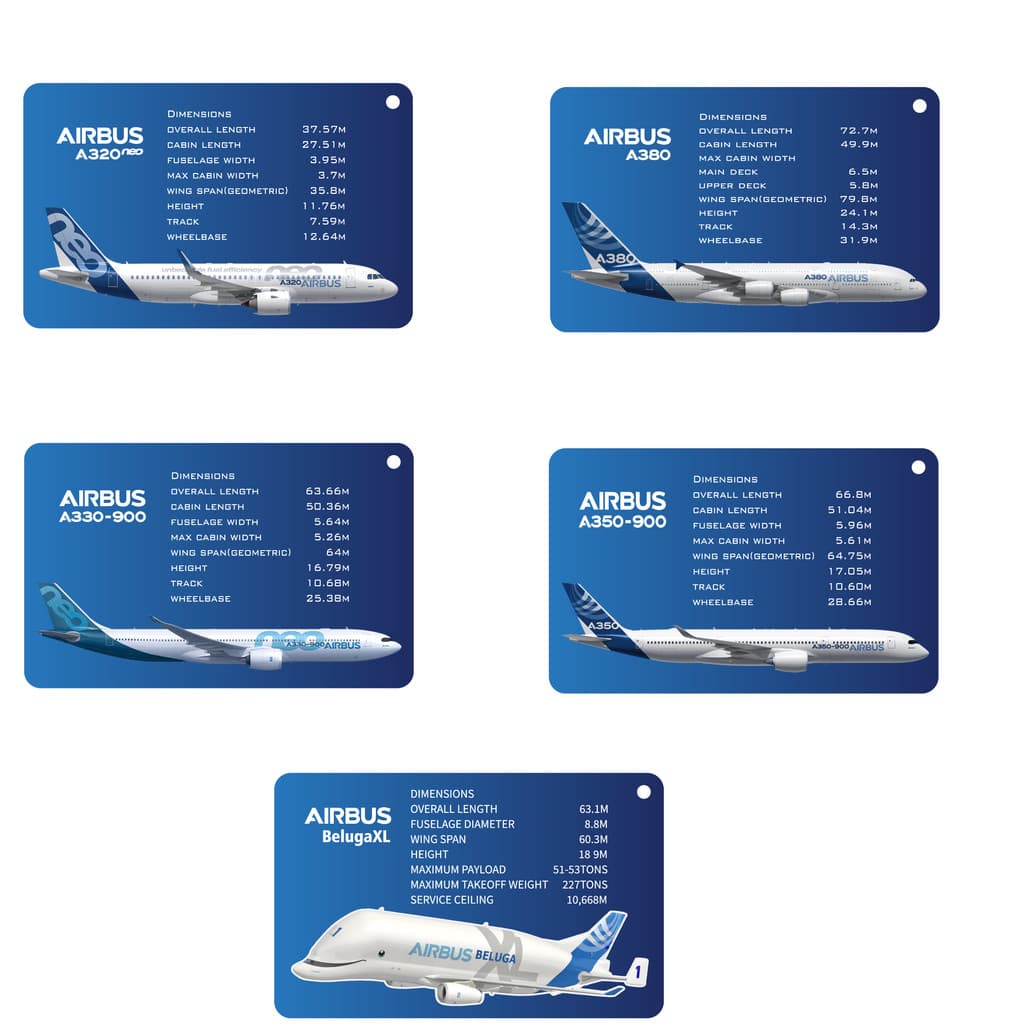 Avião de passageiros AIRBUS350 320 330 Big Beluga Acrílico Flying Friends Chaveiro Anel Bolsa Pingente Joias