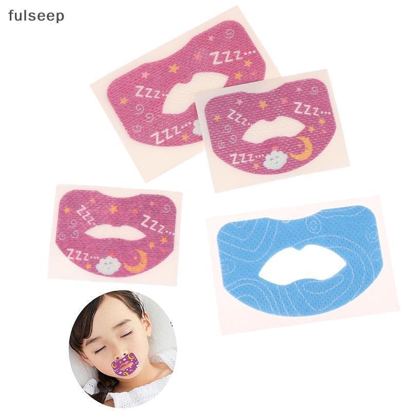 [fulseep] 30 Pcs Remendo De Correção De Respiração Corte Fita Órtese Crianças Desenhos Animados Anti-Ronco Stiers Dormir