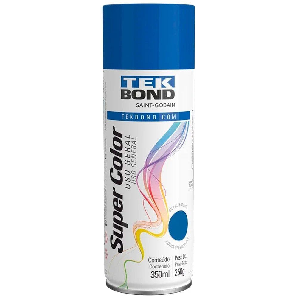 Tinta Spray Tekbond Uso Geral Azul 350ml