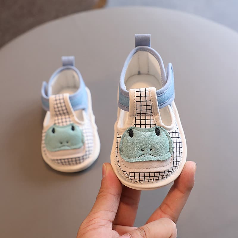 Sapatos de pano para bebês de 0 a 1 anos, sola macia, antiderrapante, sapatos para crianças pequenas, primavera, outono,