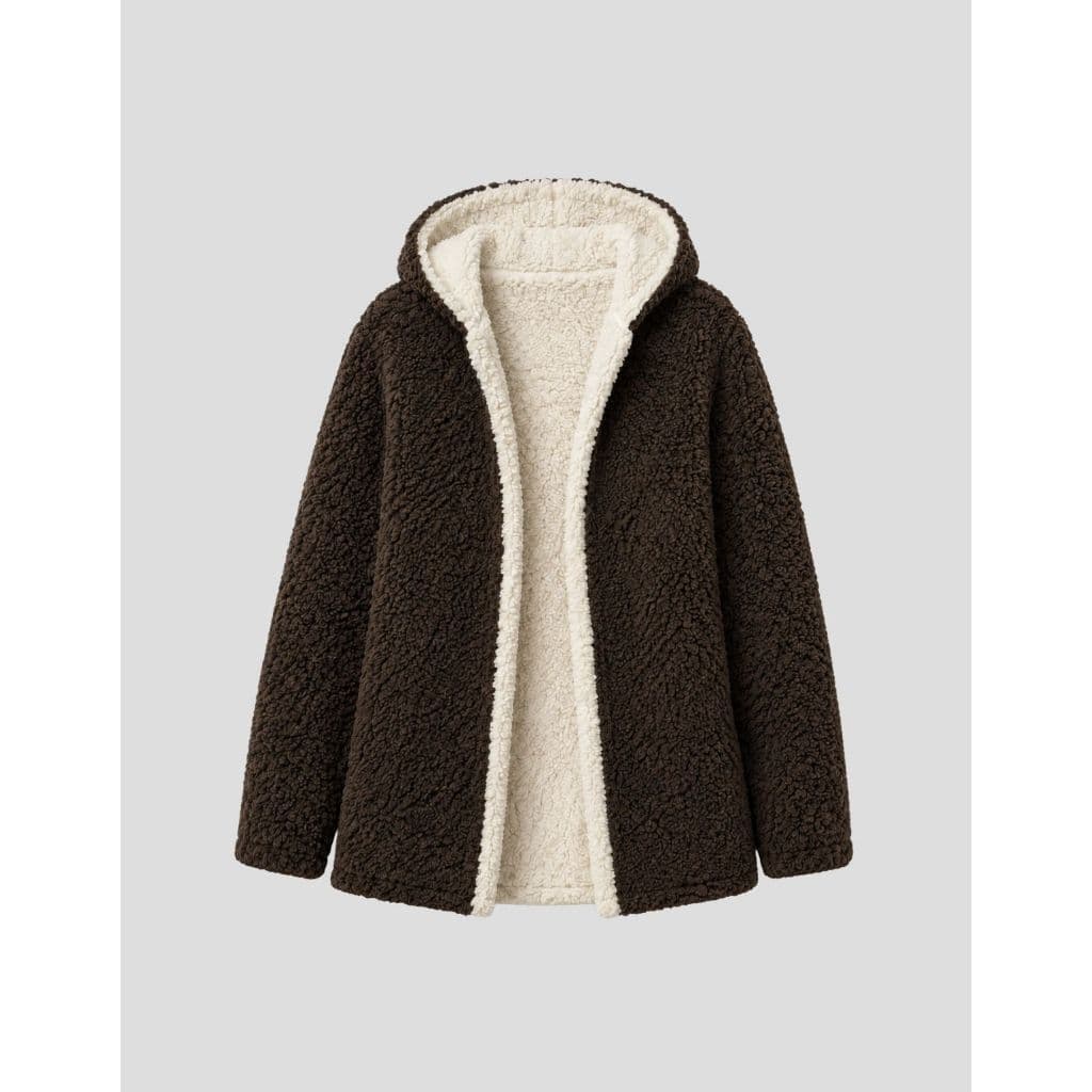 Jaqueta Feminina Peluciada Dupla Face Inverno Quentinho Chique Moda Feminina Inverno Estilosa