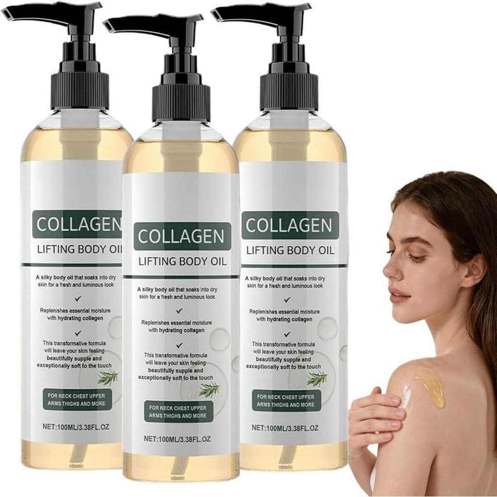 3PCS Óleo Corporal Lifting com Colágenos - Óleo de Colágenos para Firmar, Óleos Corporais Firmadores Mágicos 2026 para C