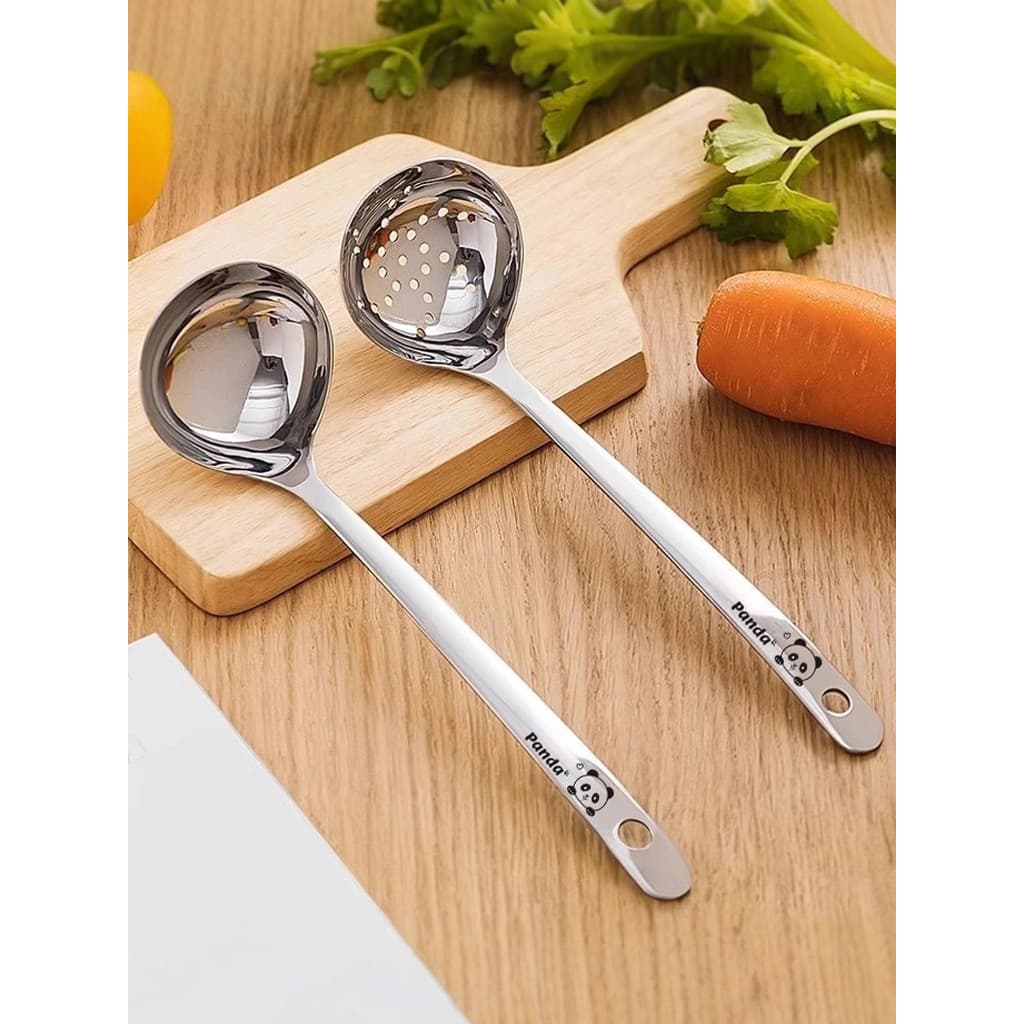 Colher de aço inoxidável 316L, escorredor de qualidade alimentar, sopa grande, panela quente dedicada, cozinha doméstica