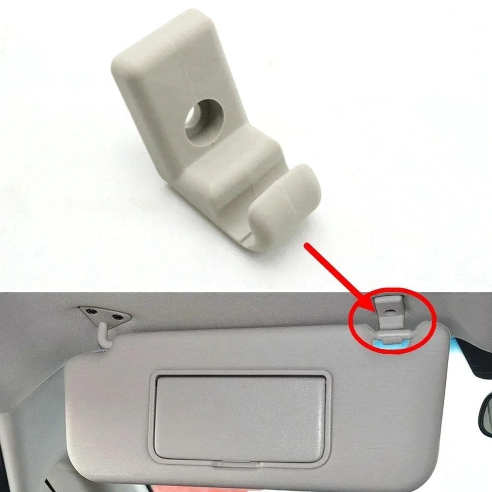 1 Pçs Interior Cinza Viseira De Sol Clipe Titular Gancho Fivela Cabide Para JAC J4 J5 J6 5702306U7154