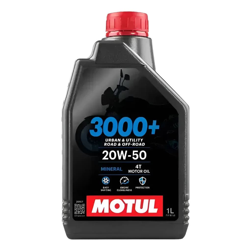 Óleo Motul 20w50+3000 mineral Motos 1 Litro