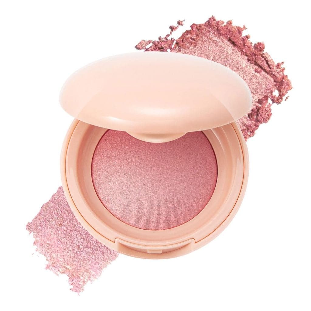 Bloom Up Blush Iluminador, Blush em Pó com Glitter Soft Pinch, Acabamento Natural - Cor Modulável, Longa Duração, Tez Na