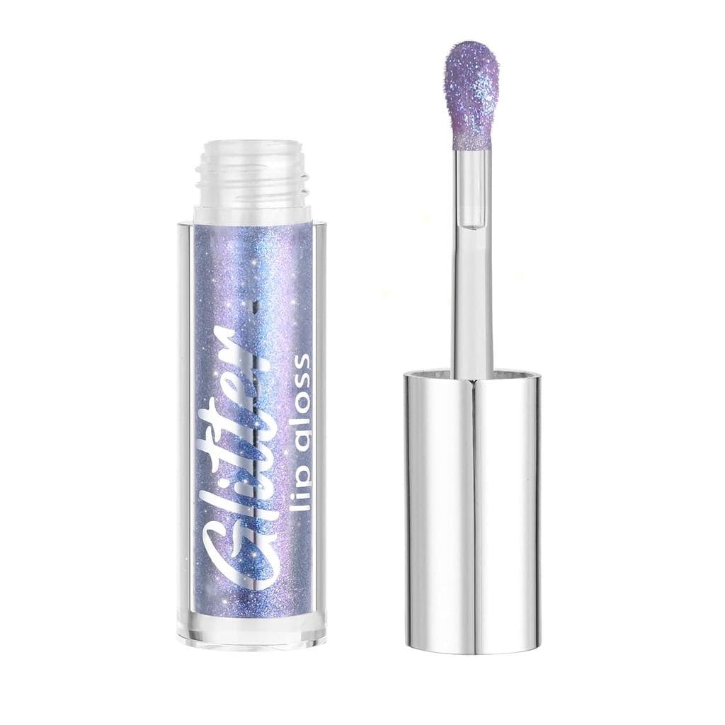 Brilho Labial com Glitter, Batom Líquido Brilhante com Efeito Diamante para Mulheres, Hidratante e Umectante, Maquiagem