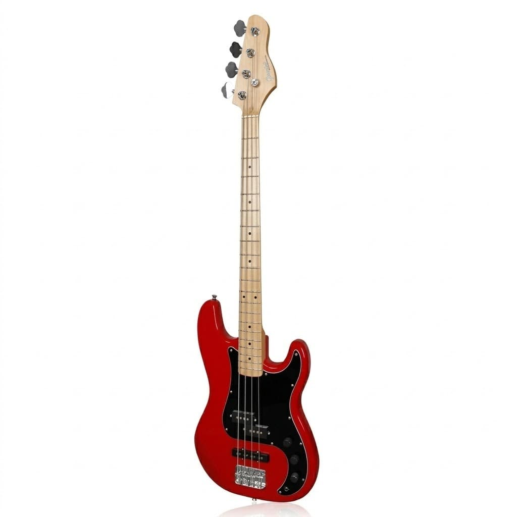 Contra Baixo Giannini Gp-102 Red 4 Cordas Vermelho