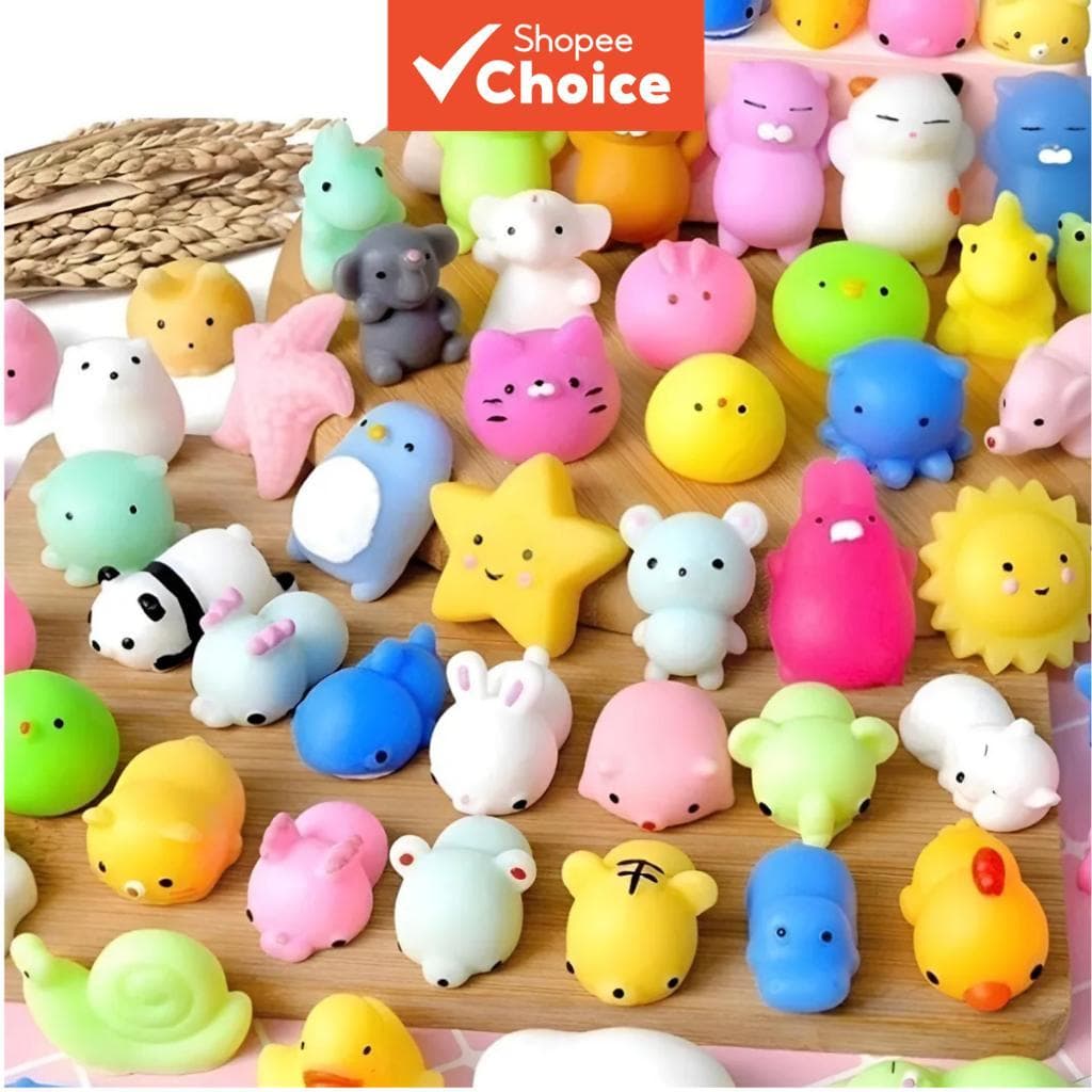 50 Lulas Coloridas Resistentes ao Estresse – Conjunto Variado de Presentes para Crianças
