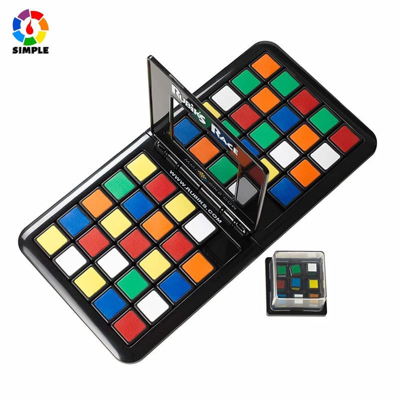 Rubik's Race Game, Head To Head Fast Paced Tile Shifting Board Game Based On The Rubiks CubeBoy child Girl Toy