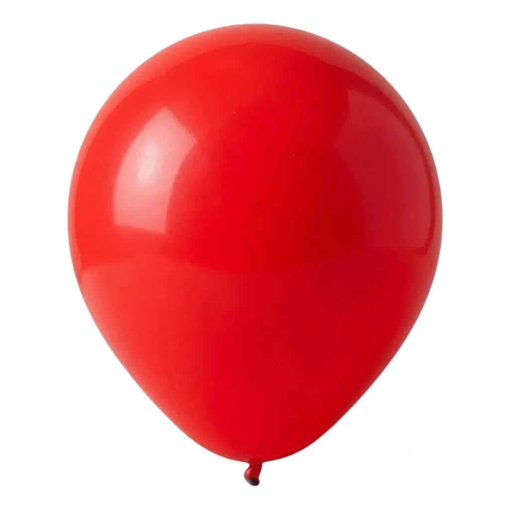 Bola Soprar Liso N.8 C/50 Vermelho - Festball