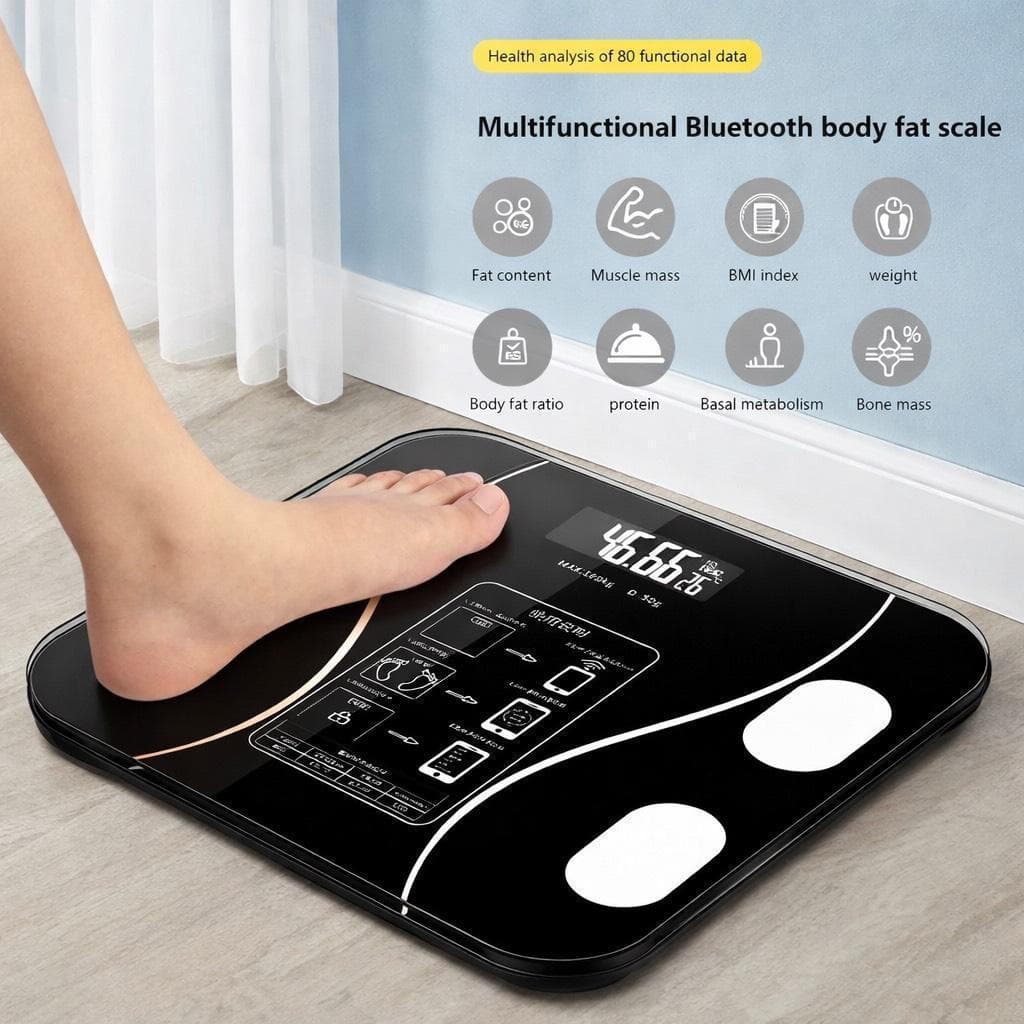 Balança Digital de Banheiro Bluetooth Art BMI 180kg, Balança de Peso Sem Fio, Usada para Monitoramento de Saúde