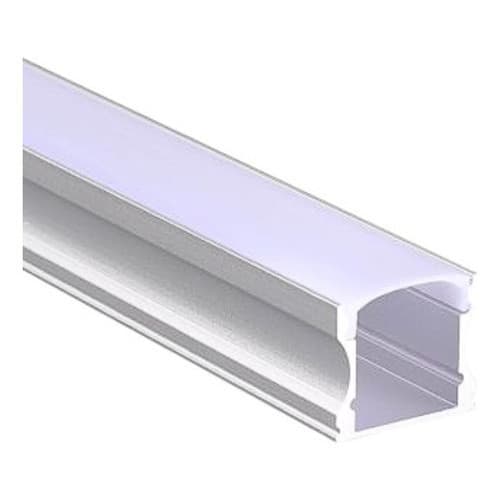 Perfil Alumínio Sobrepor 1010 Branco 1 Metro para Fita LED