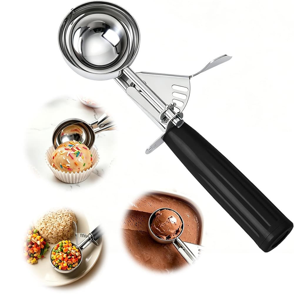 Colher para Biscoitos, Sorvete, Massa, Porção, Liberação por Gatilho, Muffin, Cupcake, Almôndega, Confeitaria, Cozinha