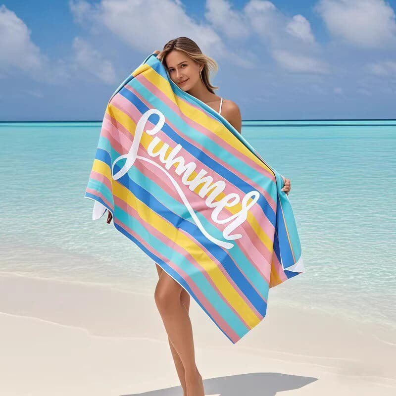 Ins férias à beira-mar protetor solar toalha de praia portátil tapete de natação toalha de secagem rápida feminino adult