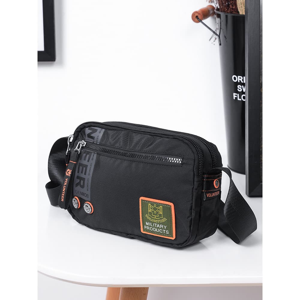 Walondier 2024 novo estilo Casual bolsa de ombro masculina grande capacidade Oxford pano Diagonal saco esportes pequena