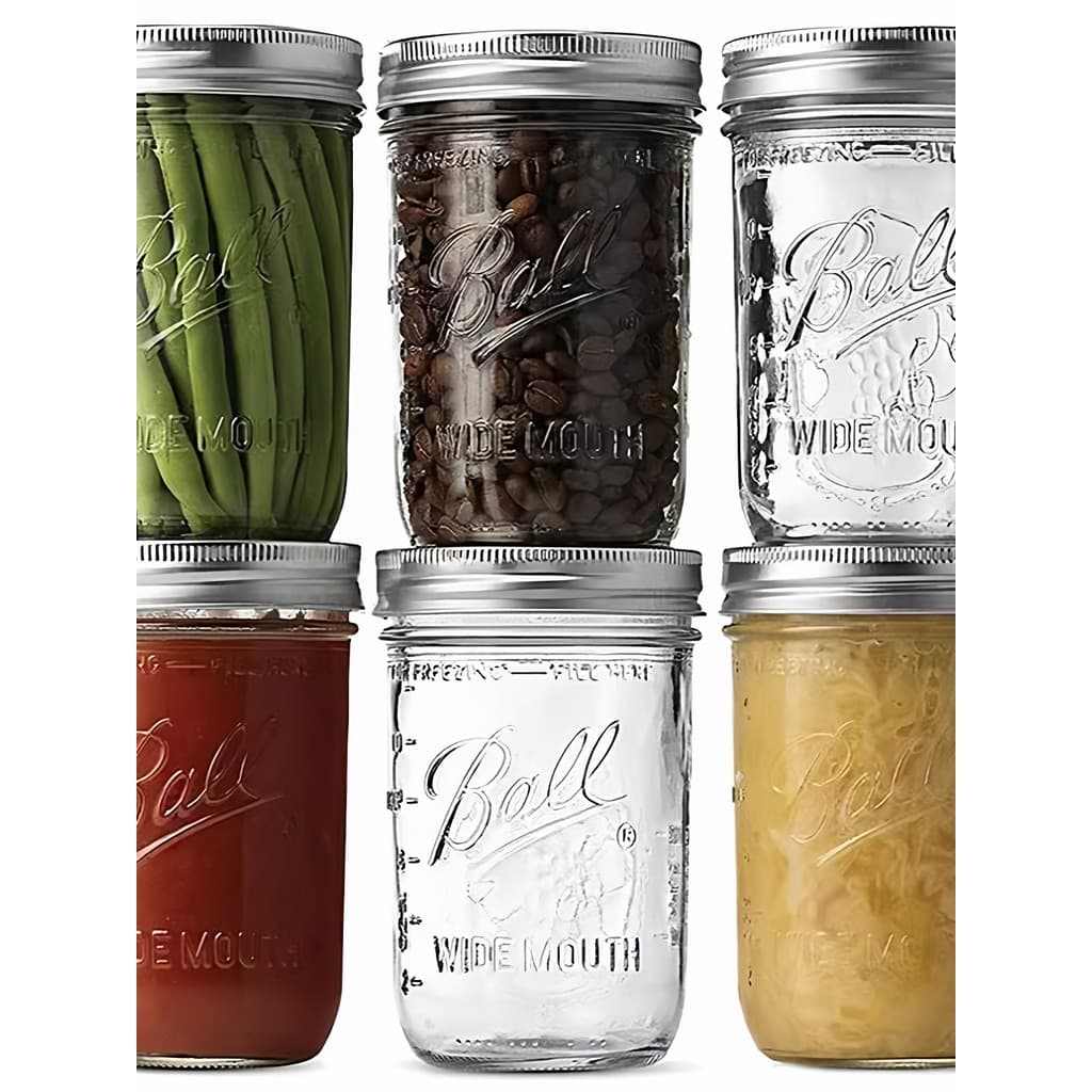 Frasco de pedreiro de bola de verão, vidro americano, transparente, selado, Milkshake, salada, aveia, café da manhã, fra