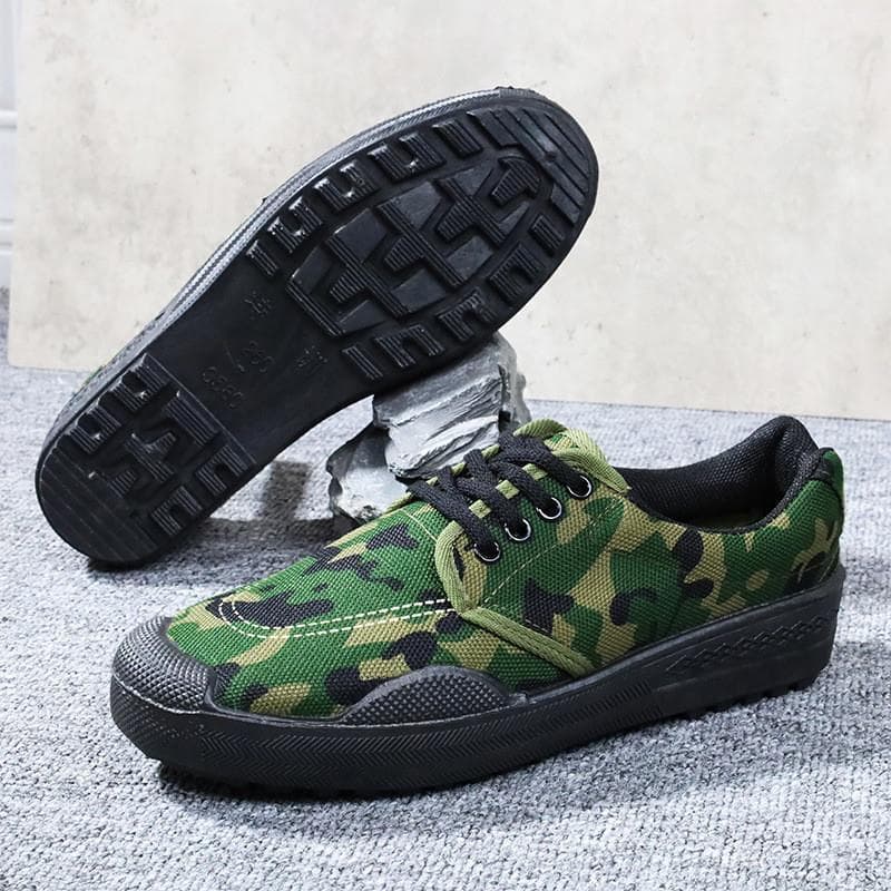 Sapatos grátis masculino feminino resistente ao desgaste antiderrapante camuflagem campo terras agrícolas treinamento de