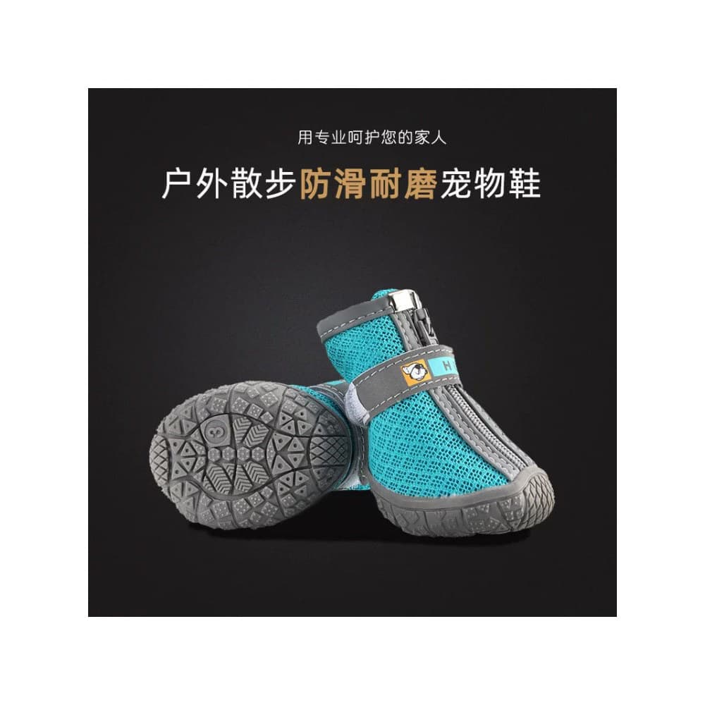 Verão sola macia antiderrapante sapatos para cães Teddy Bichon anti-queda pé capa respirável confortável sapatos para an