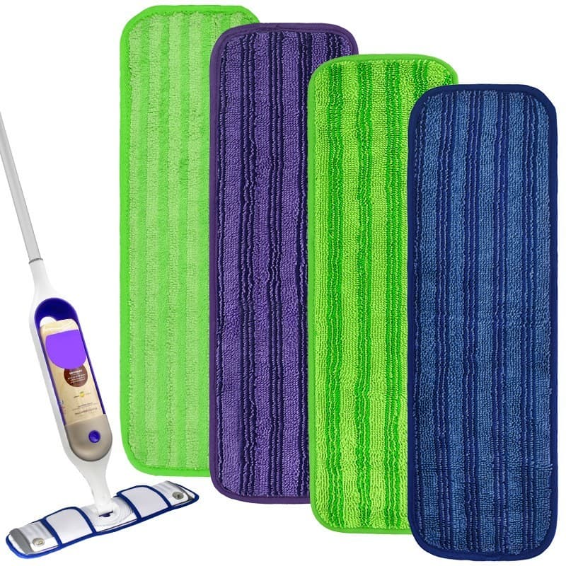 Adequado para Swiffer PowerMop molhado seco Mop cabeça substituição engrossado acessórios de Velcro doméstico