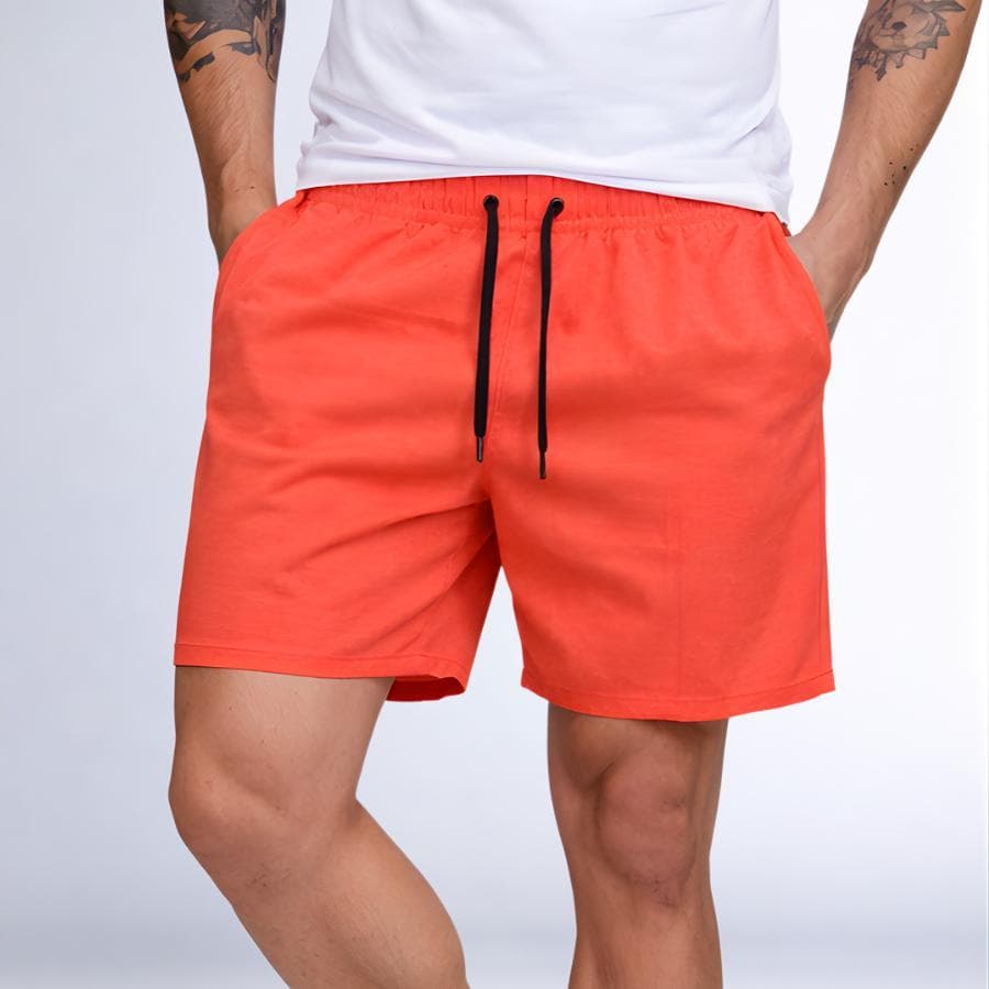Bermuda Tactel com Elastano Masculina Mescla Premium – Leve, Confortável e Secagem Rápida