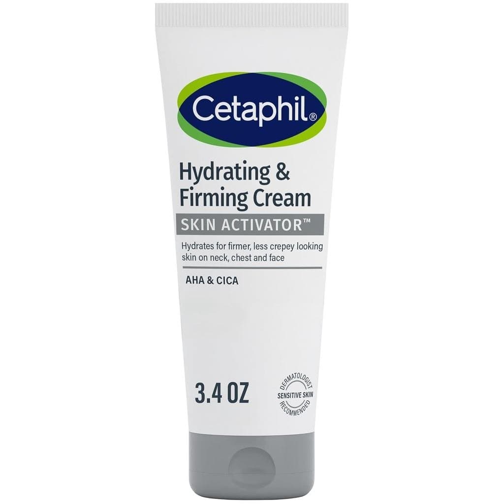 Creme Hidratante e Firmador Cetaphil Skin Activator para Rosto, Pescoço e Peito 3.4 oz, Creme com Ácido Mandélico (AHA)